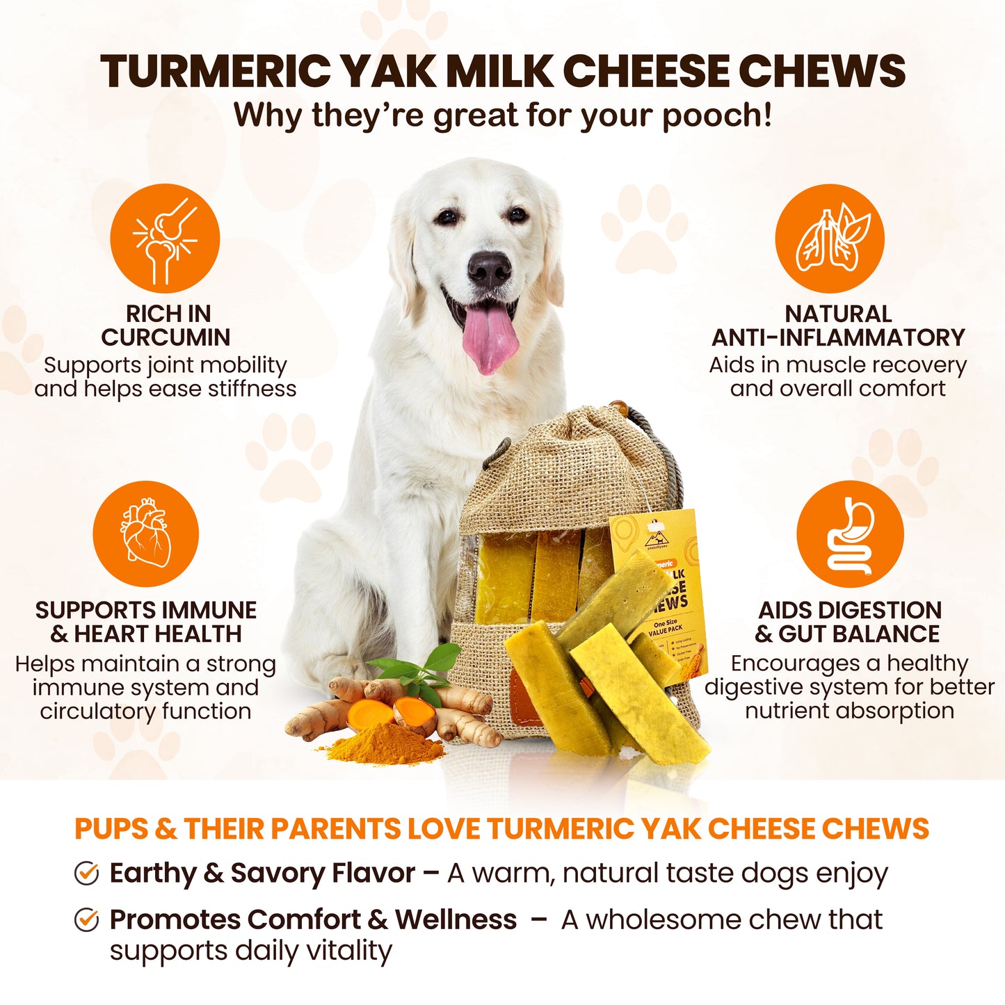 5lbs Assorted Yak Chews One Size Fits All - mint, strawberry, pumpkin, blueberry and coconut chews