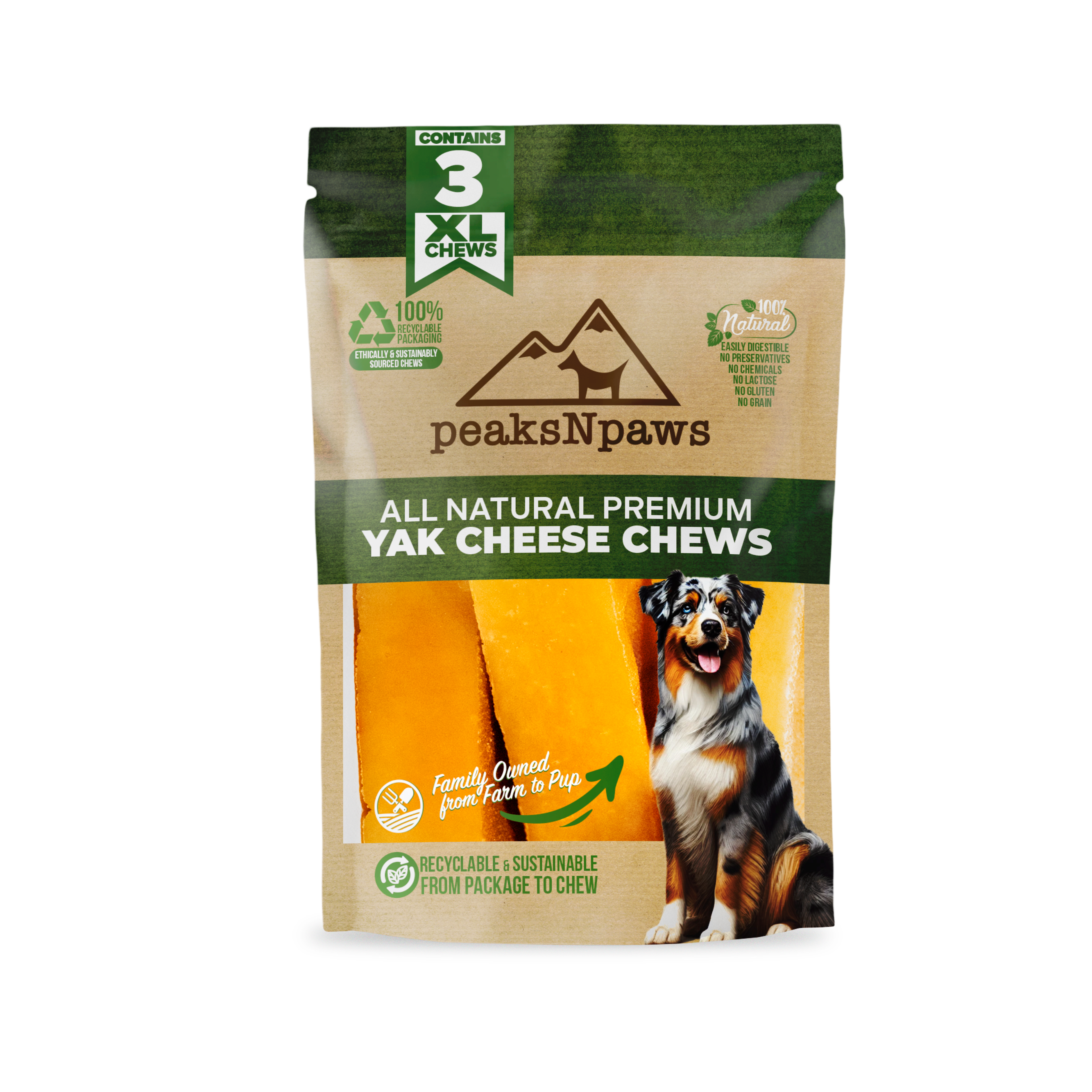 ドッグフード mayu 100% Natural Yak Milk Chews From The Himalayas – peaksnpaws