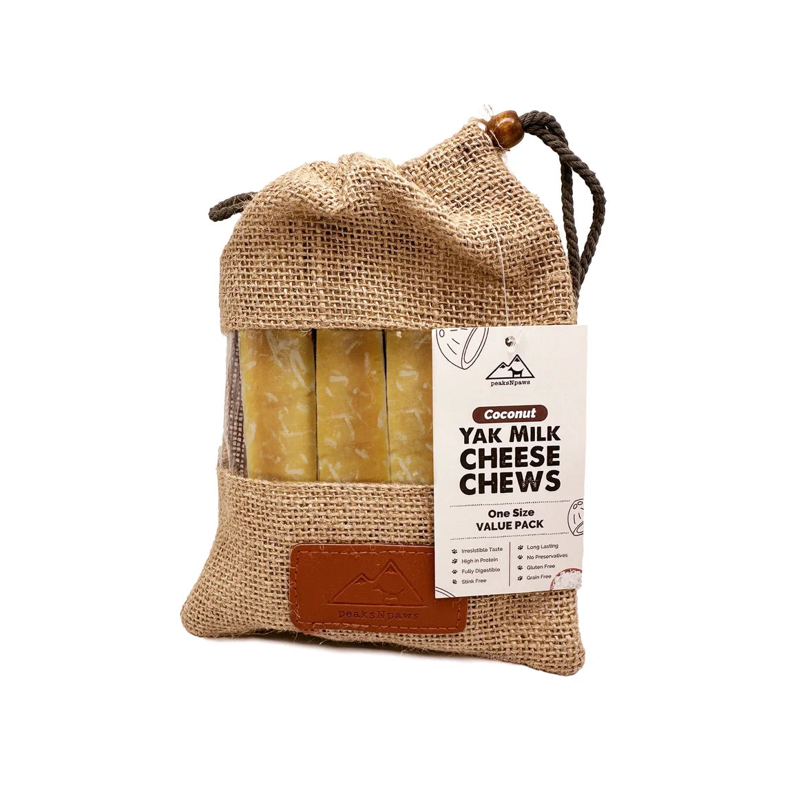 Coconut Yak Chews One Size Fits All