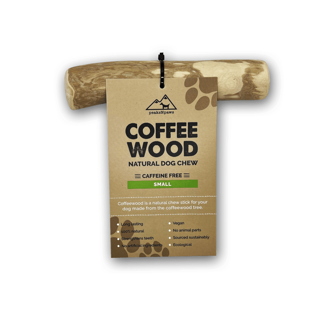 Small Coffee Wood Dog Chew for Dogs Under 20 LBS