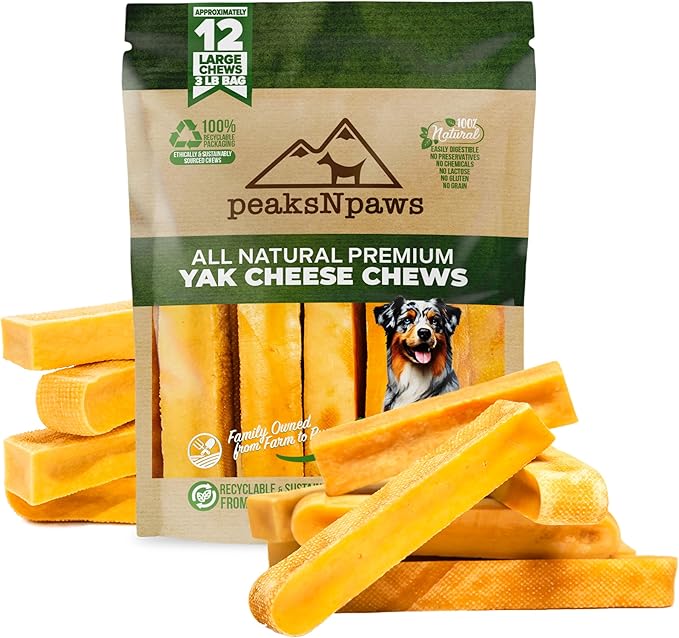 Premium Yak Cheese Dog Treats - One Size Fits All