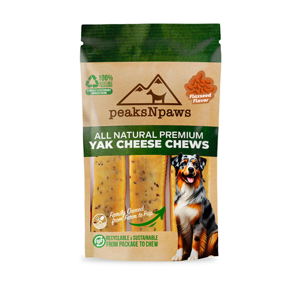 Flaxseeds Yak Chews One Size Fits All