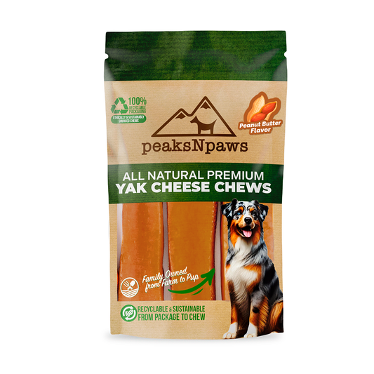 Peanut butter yak chews