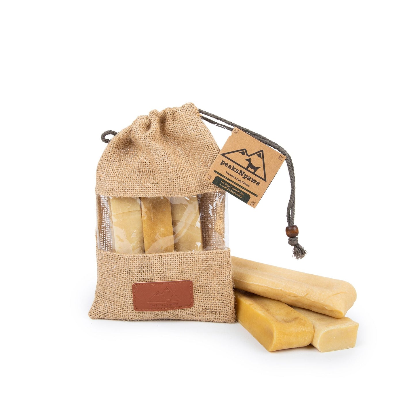 Extra Large Yak Milk Dog Chews - 5 lbs box