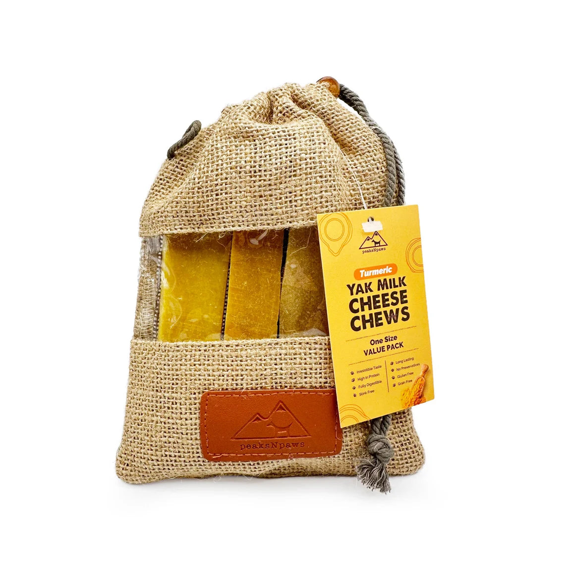 Turmeric Yak Chews One Size Fits All