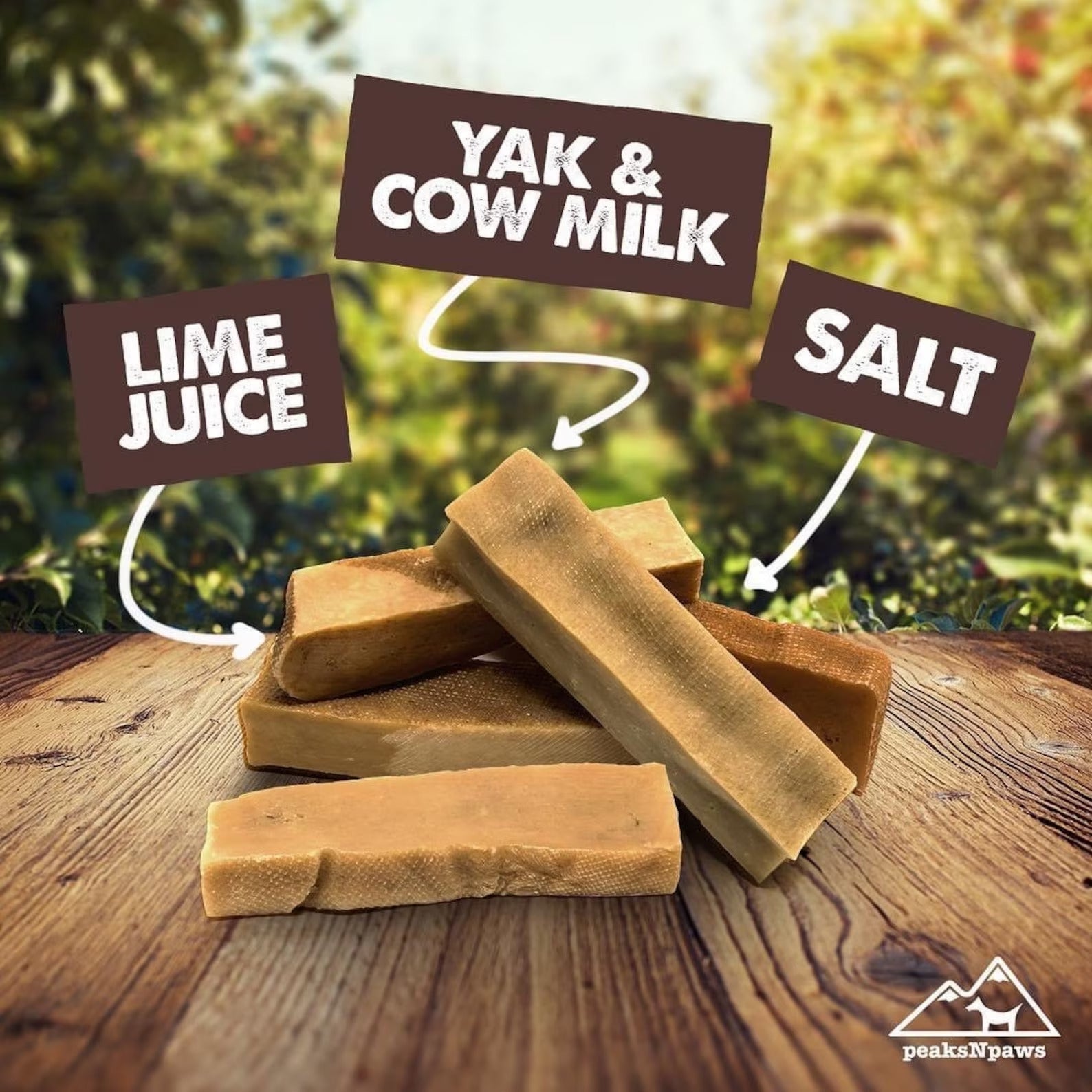 Extra Large Yak Milk Dog Chews - 5 lbs box