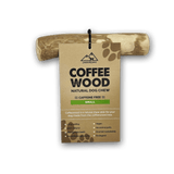 Small Coffee Wood Dog Chew for Dogs Under 20 LBS - peaksnpaws