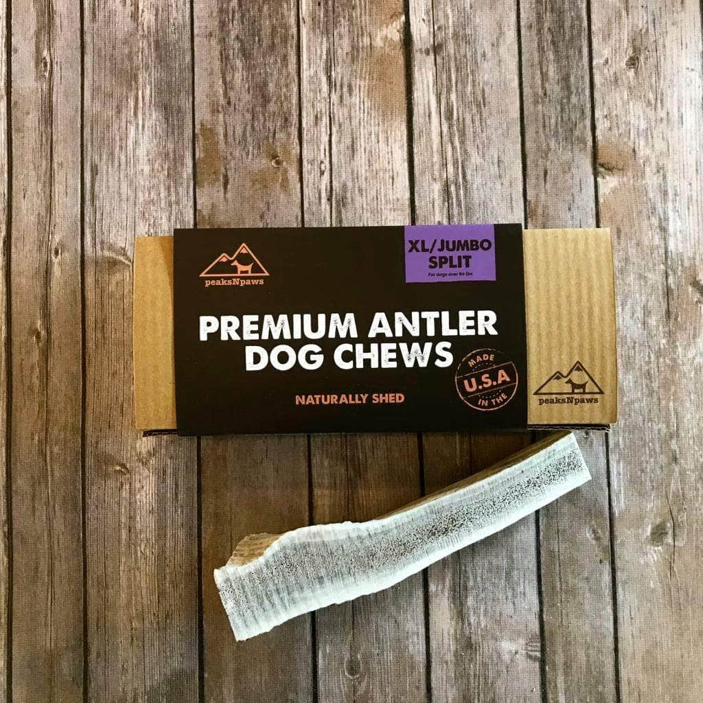 Premium Extra Large Split Antler for Dogs